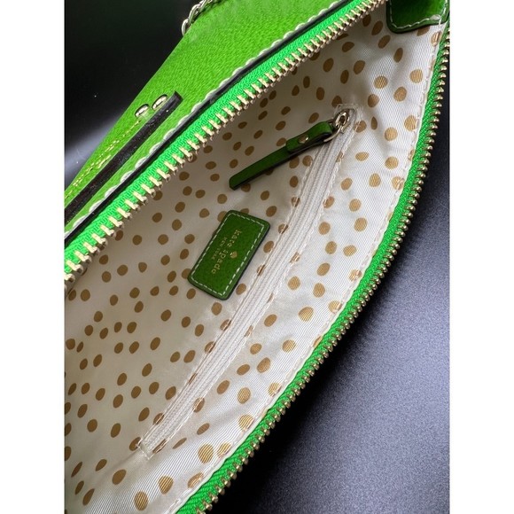 Kate Spade Green Chain Strap Purse - Picture 3 of 4